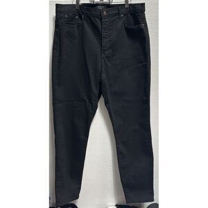 Banana Republic High Rise Skinny Jeans Black‎ Women's Size 34/18
